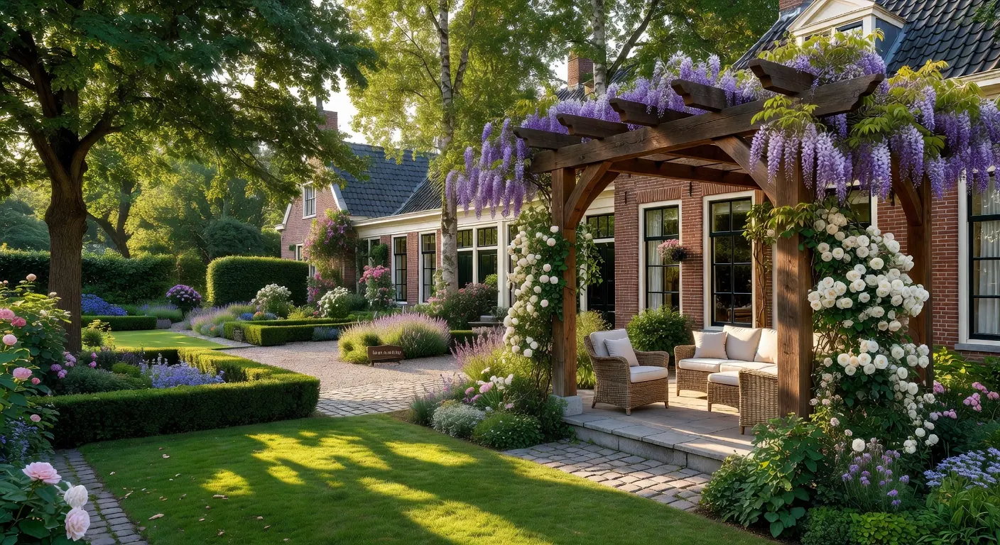 Moderne veranda met automatische zonwering en ventilatieroosters