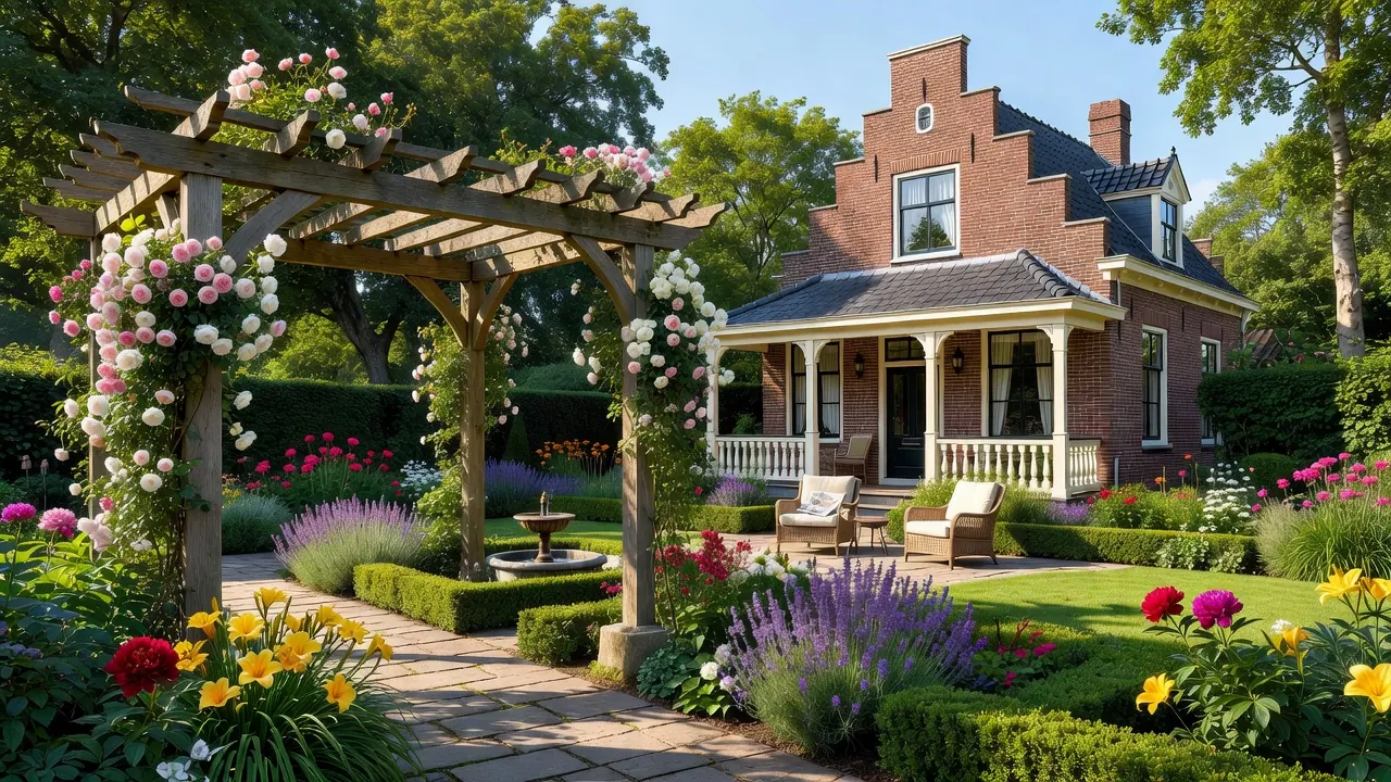 Vergelijking composiet terras en hout terras in een moderne tuin