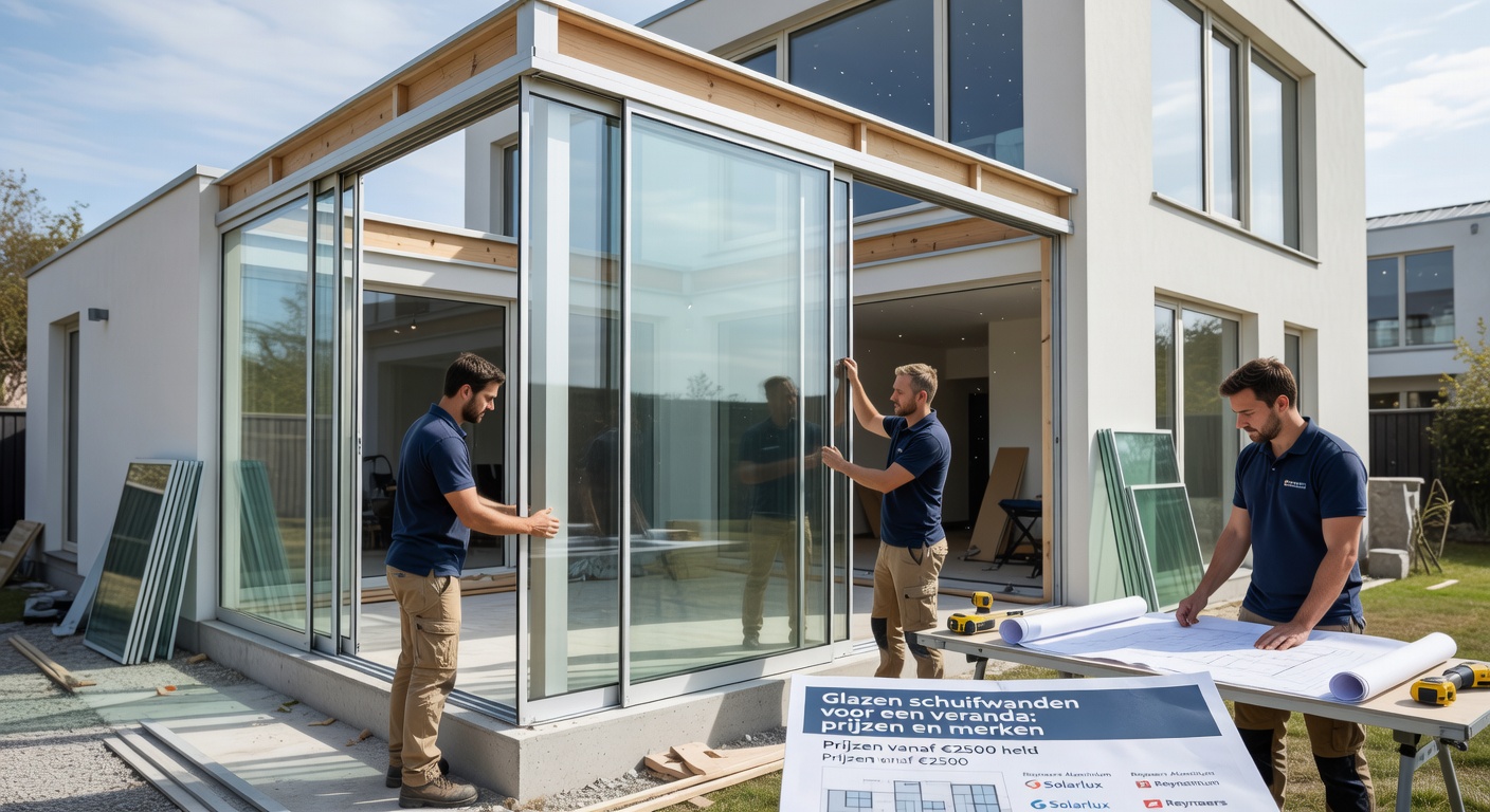 Glazen schuifwanden voor een veranda: prijzen en merken