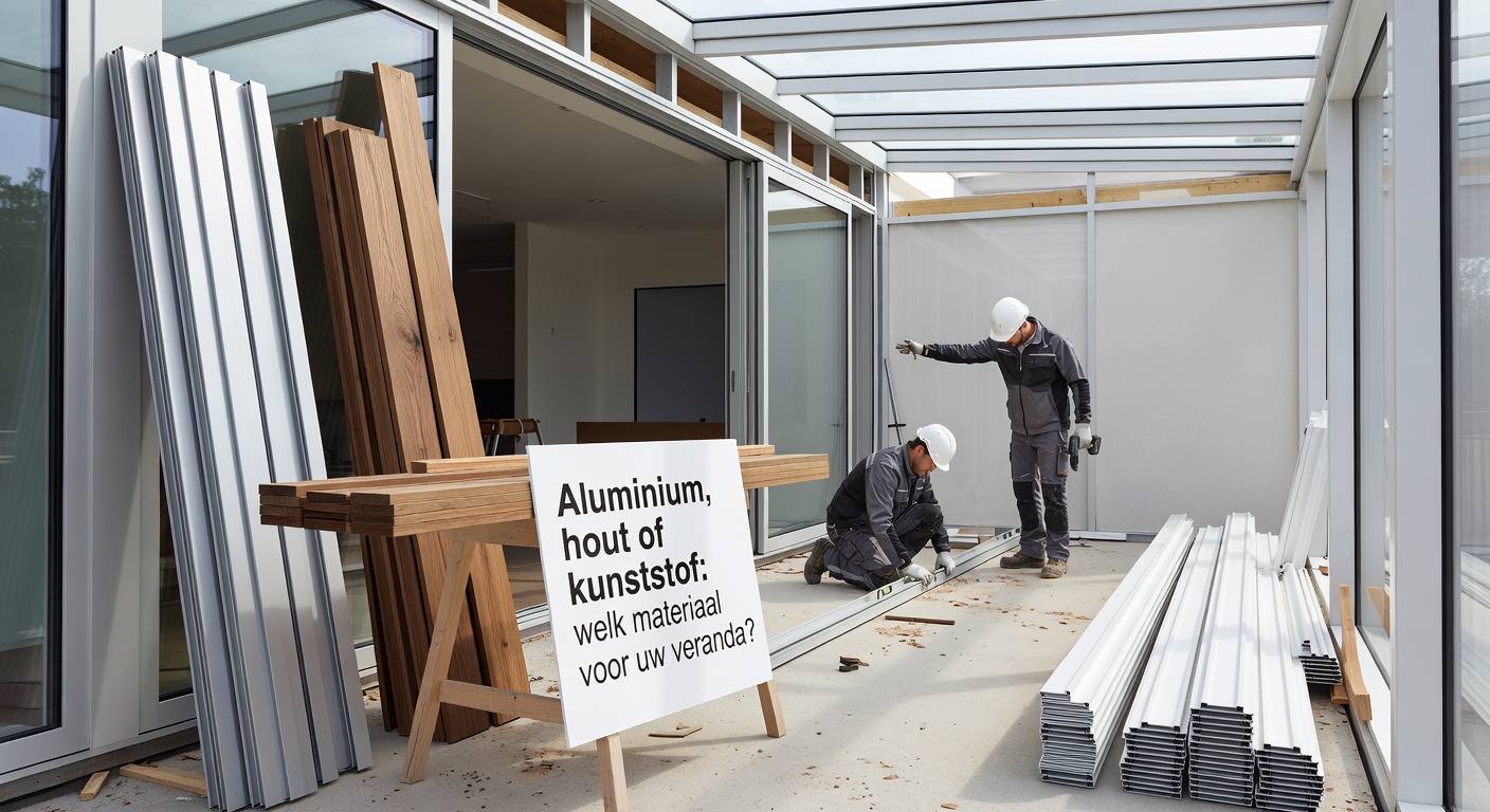 Aluminium, hout of kunststof: welk materiaal voor uw veranda?