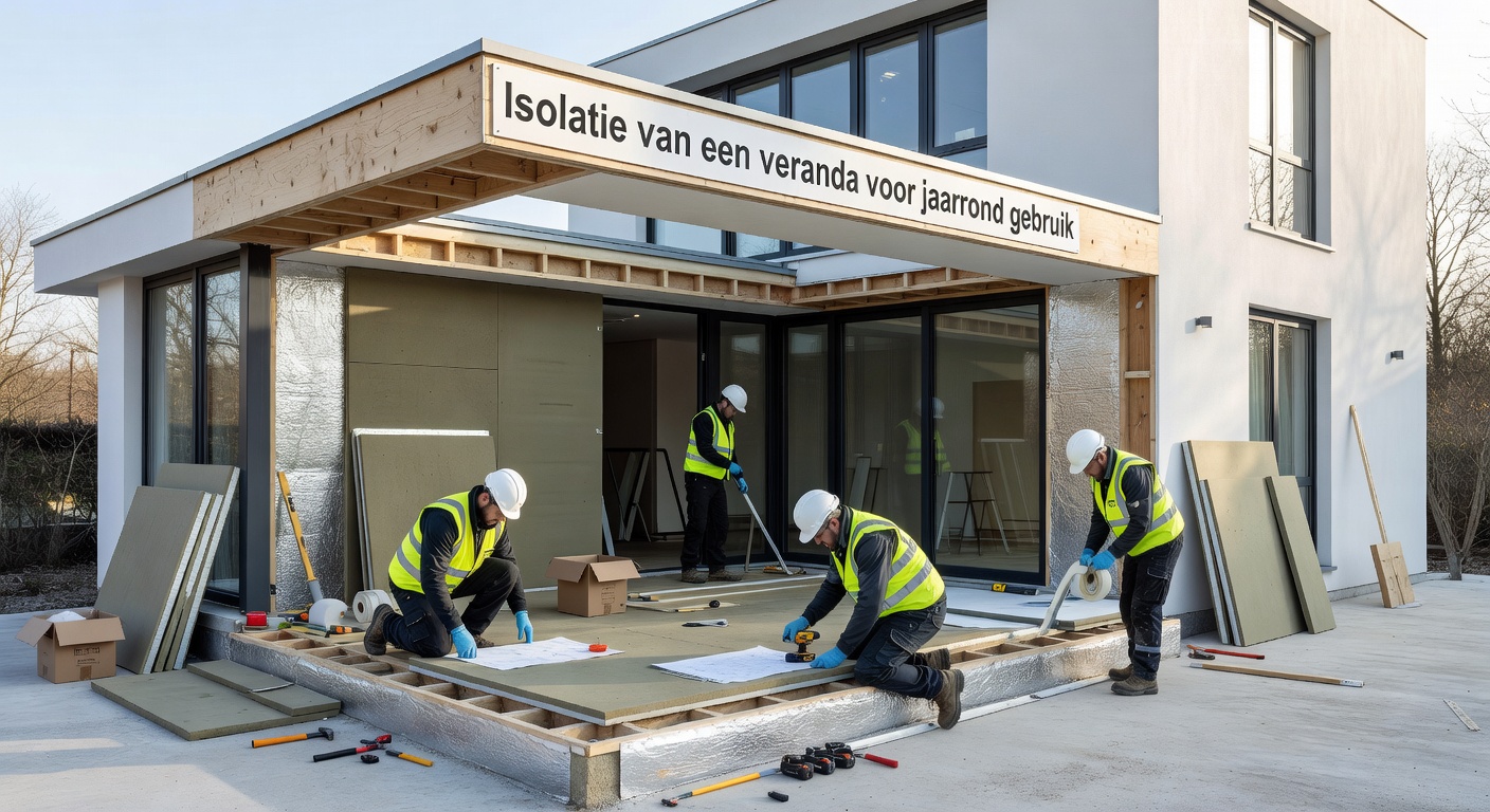 Isolatie van een veranda voor jaarrond gebruik