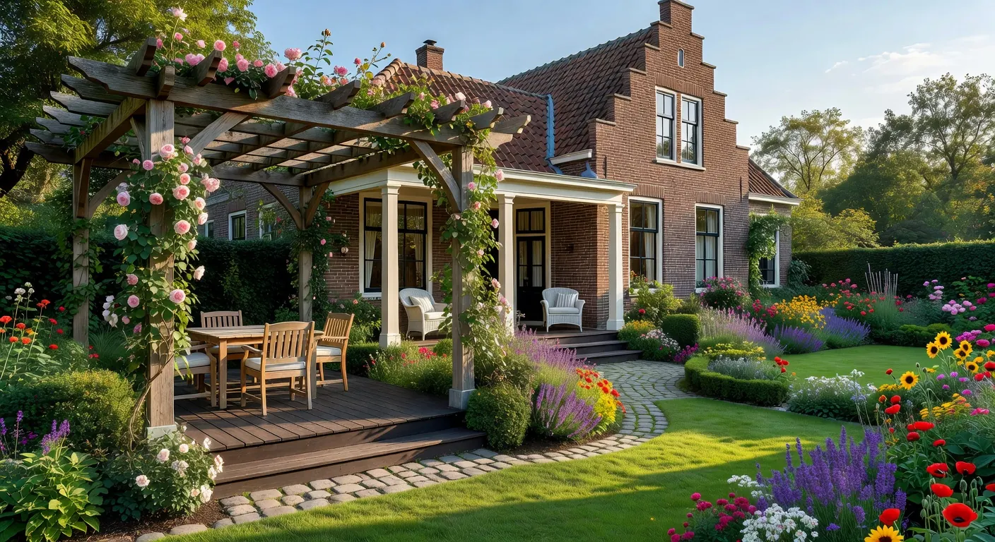 Veranda versus uitbouw vergelijking in een Nederlandse tuin