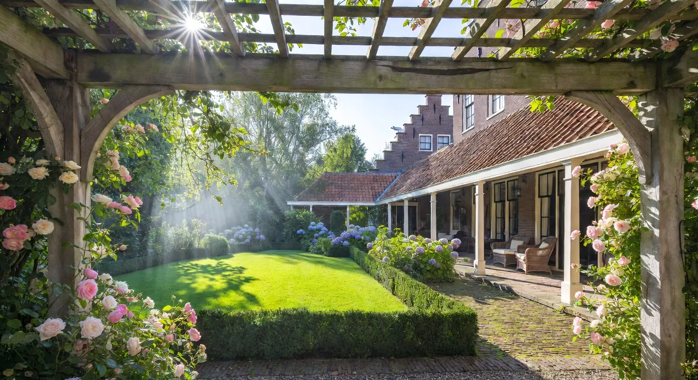 Zonwerende beglazing in een moderne veranda met schaduw